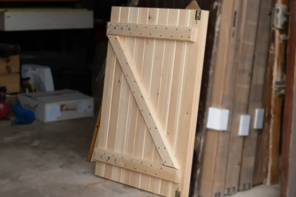 [Puerta madera para jardín]